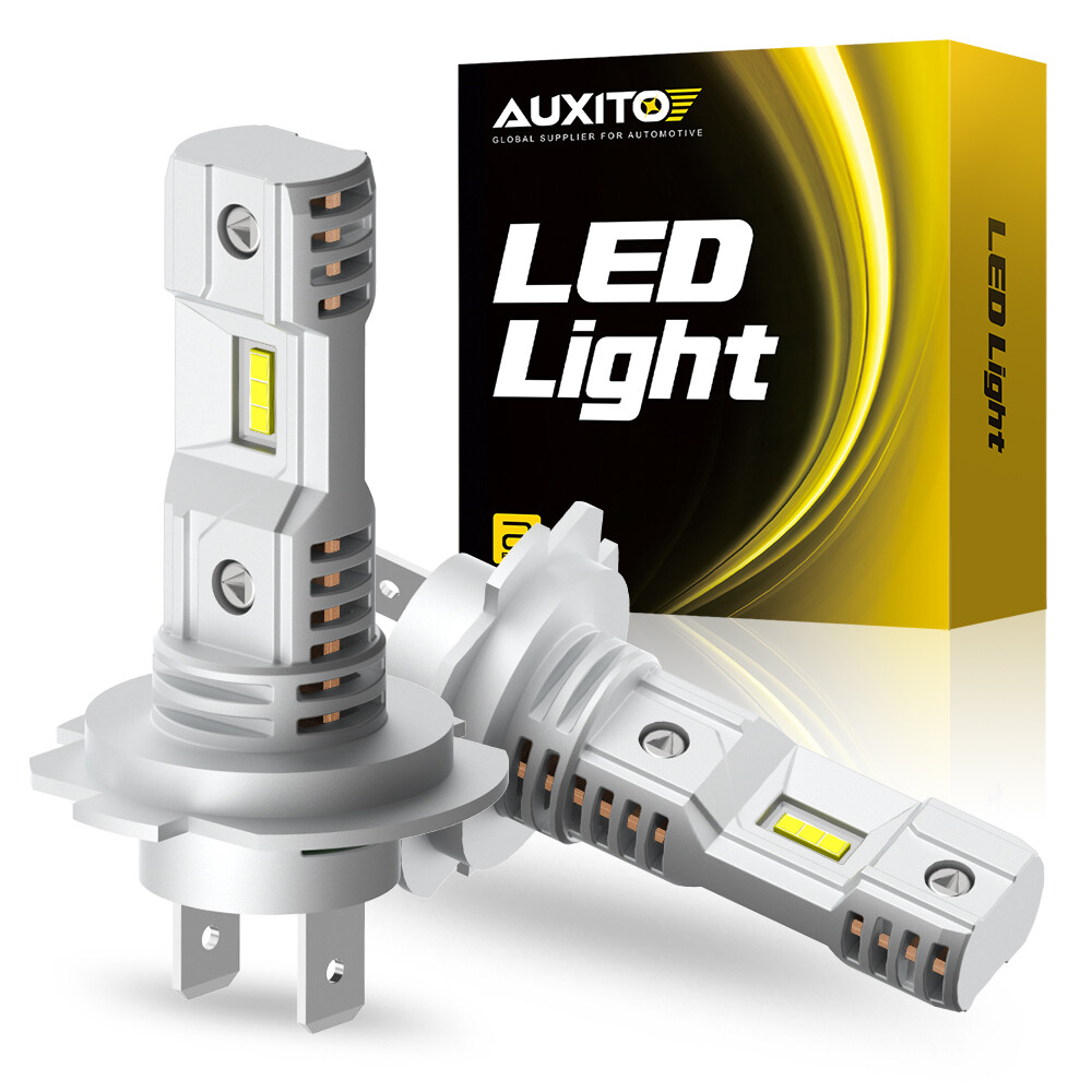 Auxito H7 LED Headlight Kit High Low Beam Light Bulbs 16000LM 60W 6500K White 2x