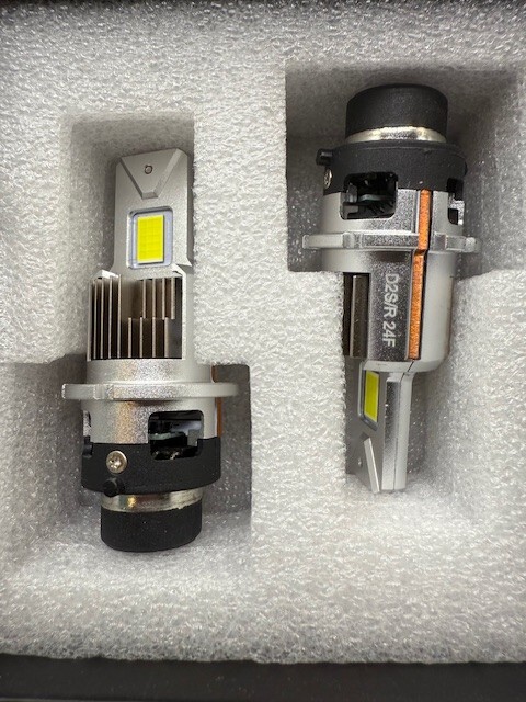 NOVCAPAR Silver Cool White 70W High Power HID D2R D2S LED FOG LIGHT Bulbs