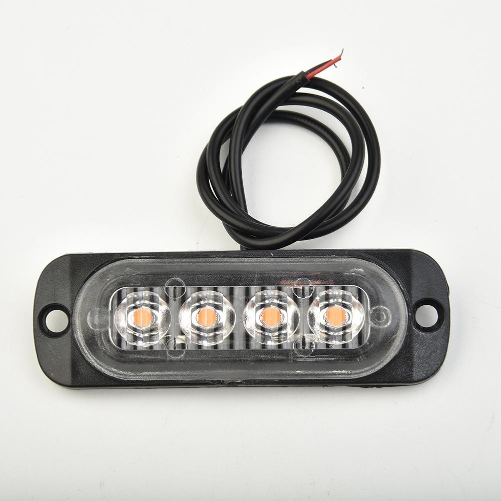 12W DC 12V-24V 4LED Work Light Bar Driving Lamp Fog Off Road SUV Car Boat Truck