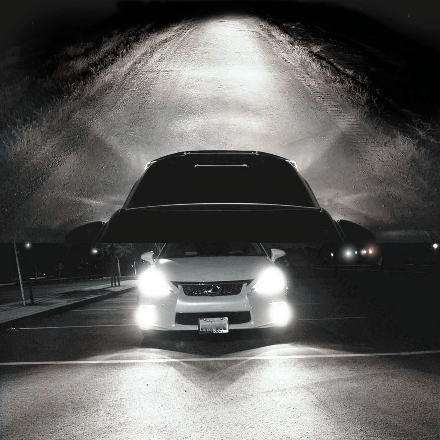 Halogen Headlight Bulb 9012 12V 55W High Low Beam White 5000K 2 Pack
