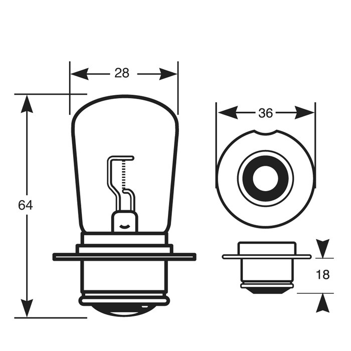 RING R185 12V 48W P36S SFT576 WFT576 SLR576 WLR576 FOG SPOT LAMP LIGHT BULB