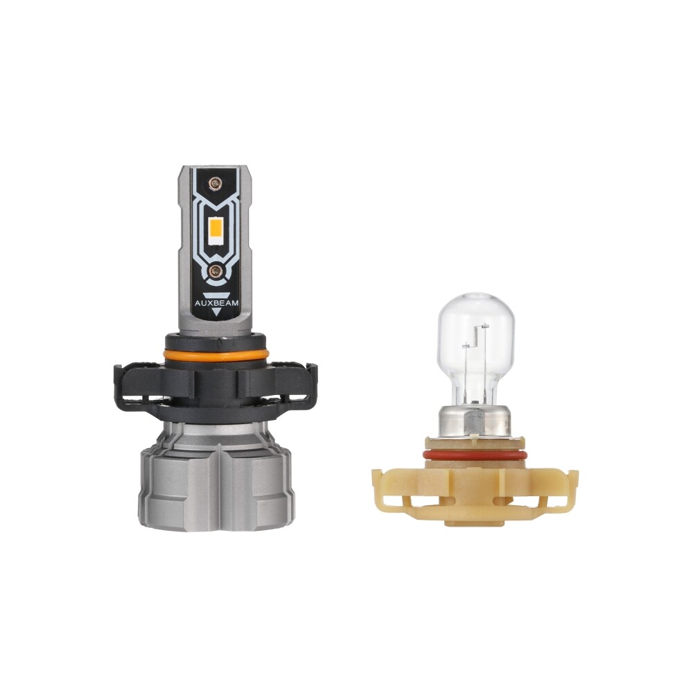 AUXBEAM 3000K Amber 5202 2504 LED Fog Light Bulbs Kit for Chevy Tahoe 2007-2015