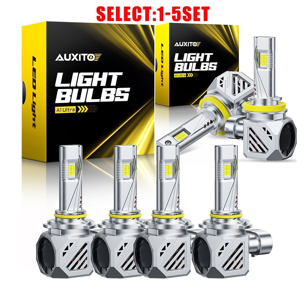 Combo LED Headlight Kit 9005 9006 H11 144000LM High Low Beam Fog Light 6-30X