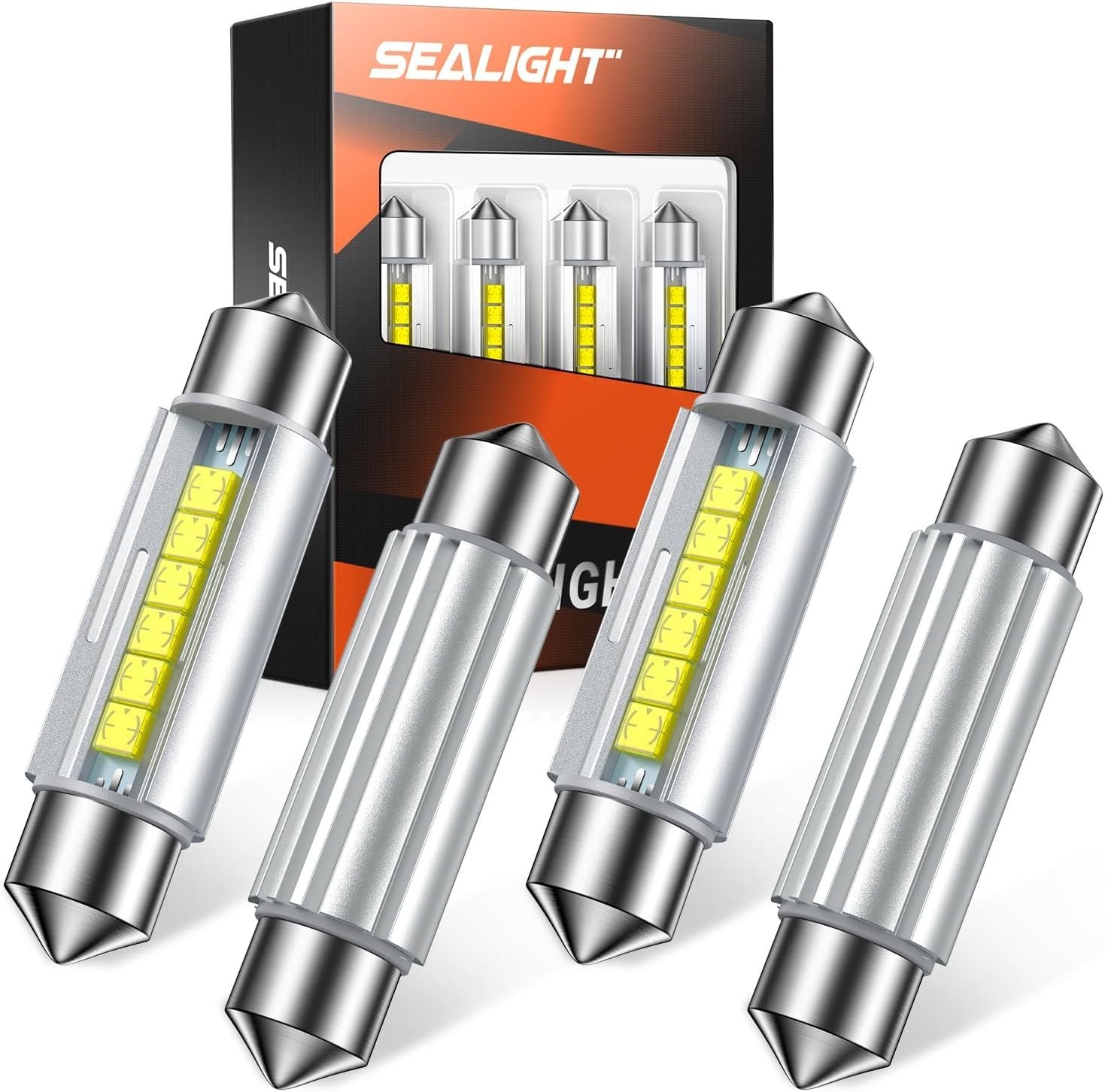 Long Life 578 LED Bulbs 50000 Hours 6500K White Car Dome License Plate Light