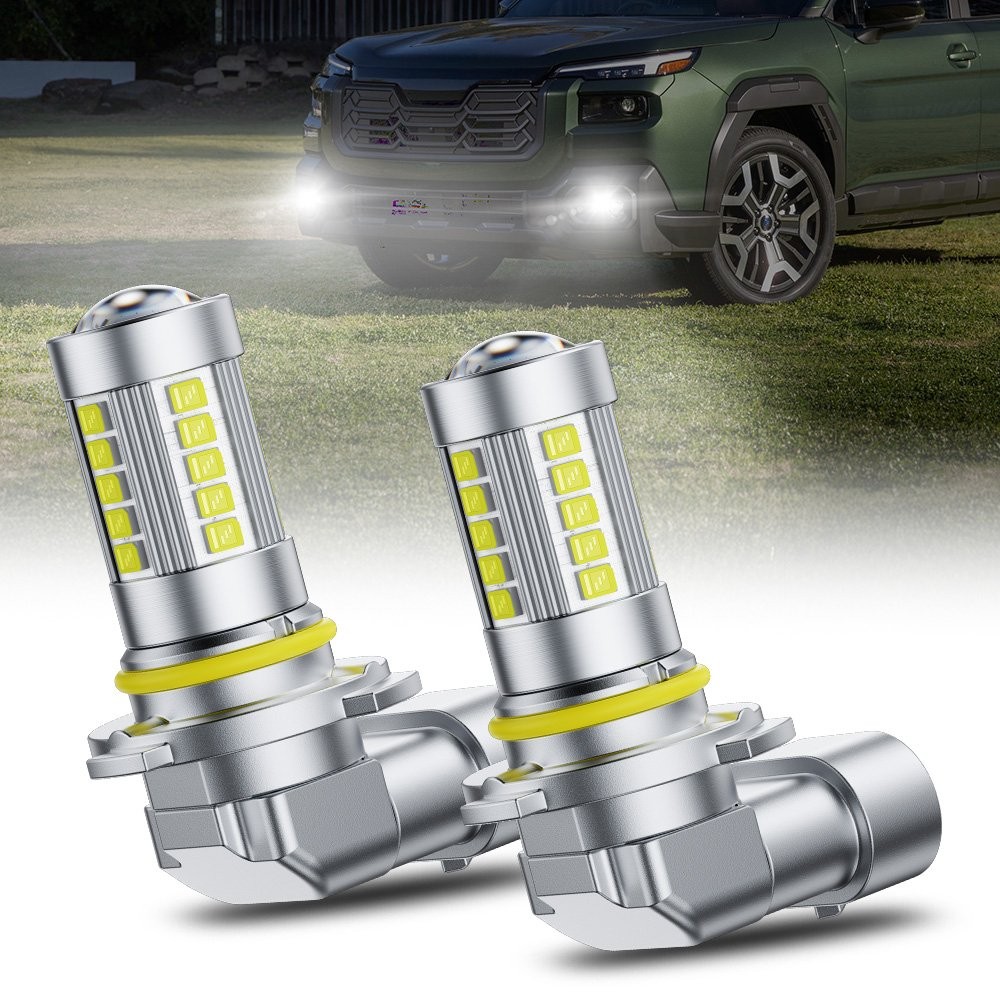 2Pcs 9006 HB4 LED Headlight Bulbs Kit Low Beam Fog Lights 1000LM 6500K White E1