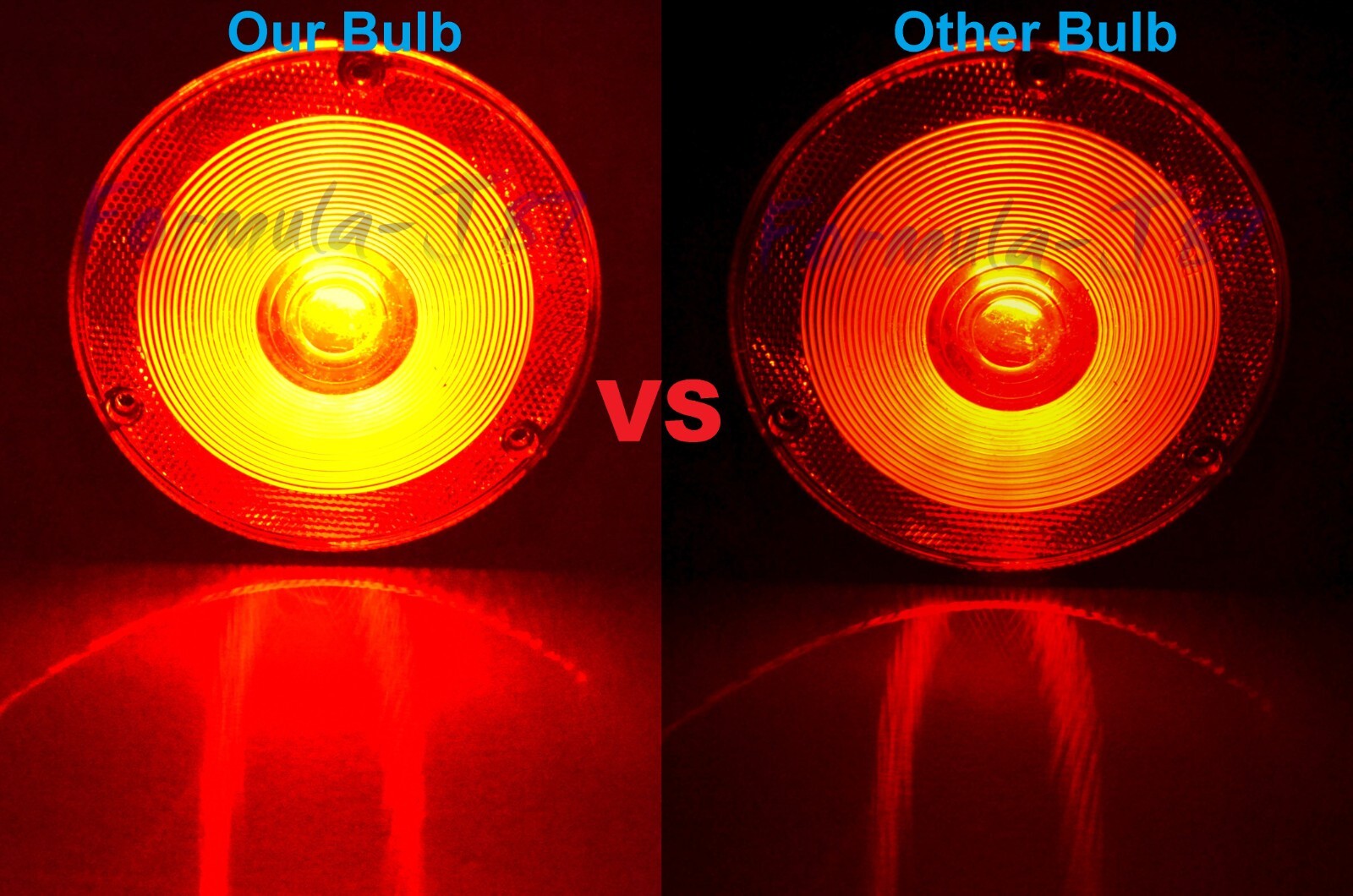 LED 15W 1157 Red Two Bulbs Light Rear Turn Signal Parking Replacement Upgrade OE