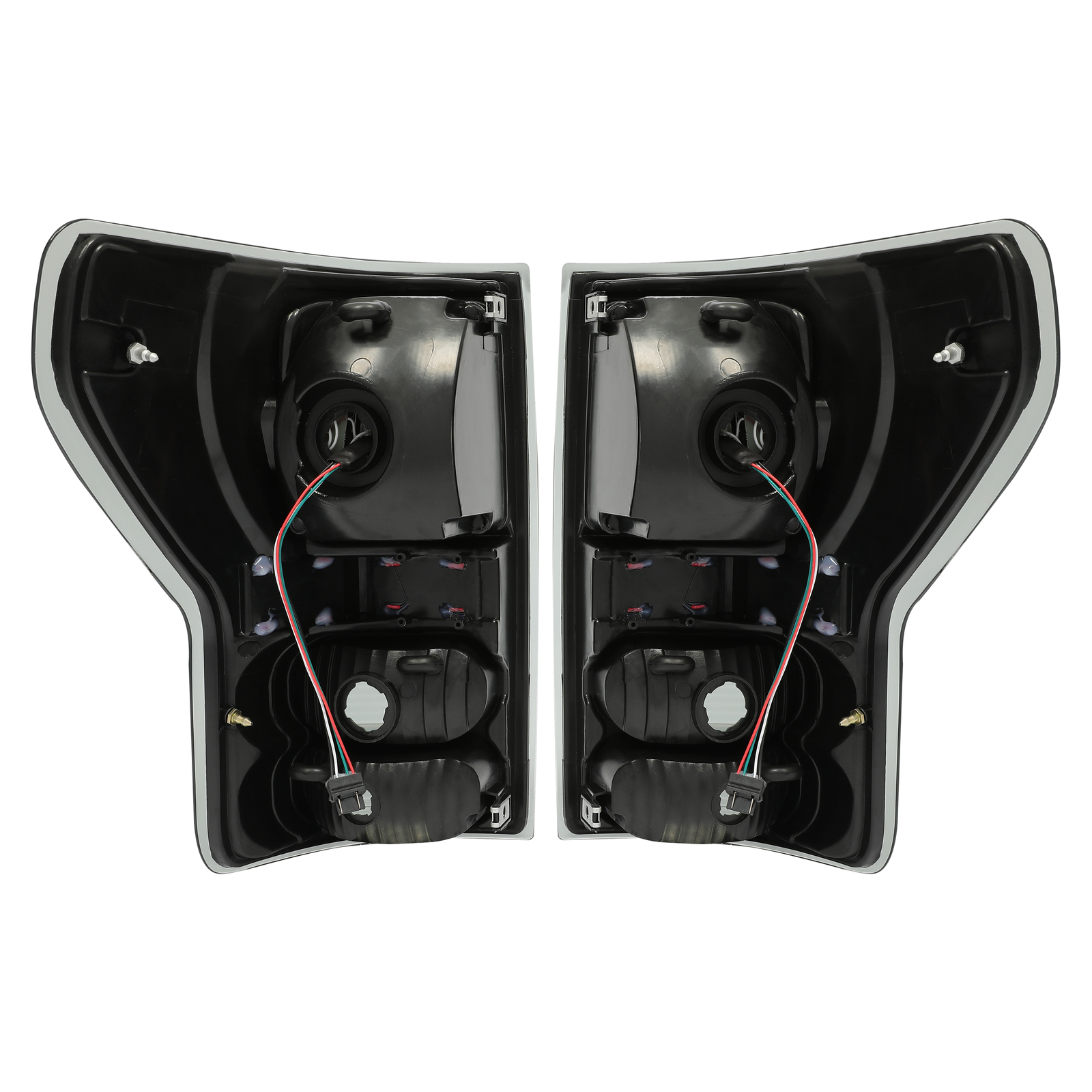 Pair LED Tail Lights Brake Lamps Smoke Lens For Toyota Tundra Pickup 2007-2013