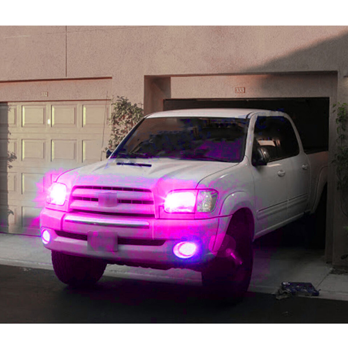 Pink Purple LED Daytime Running Light Bulb For Toyota Tundra 07-19 Tacoma 09-15