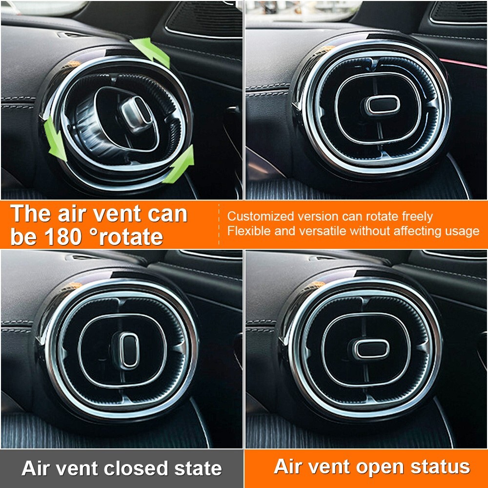 64 Colors LED Vent Ambient Light For Mercedes Benz C class W206 GLC 2022-2025
