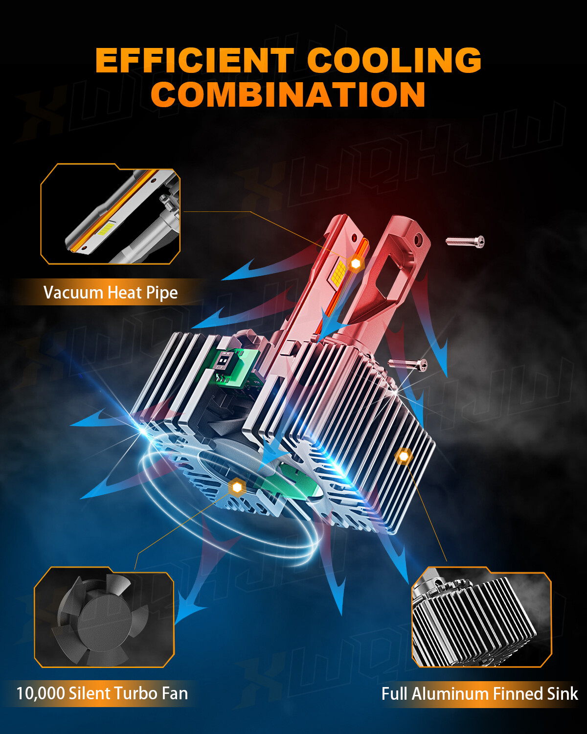 For Chevy Traverse 2019 2020 2021 D3S/D3R Headlight Bulb Kit High & Low Beam