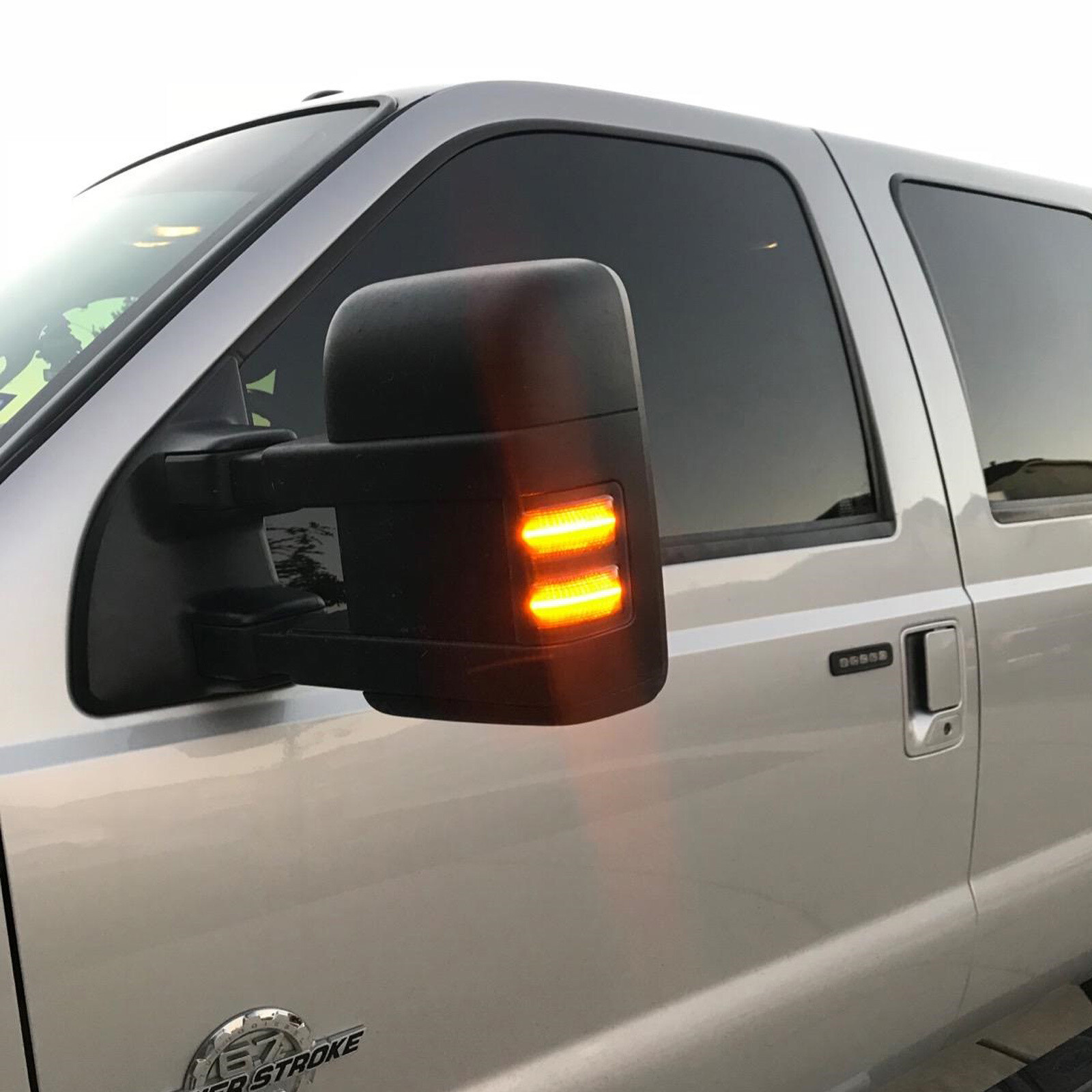 LED Side Mirror Marker Lights Lamp Clear For 2008-2016 Ford F250 F350 F450 F550