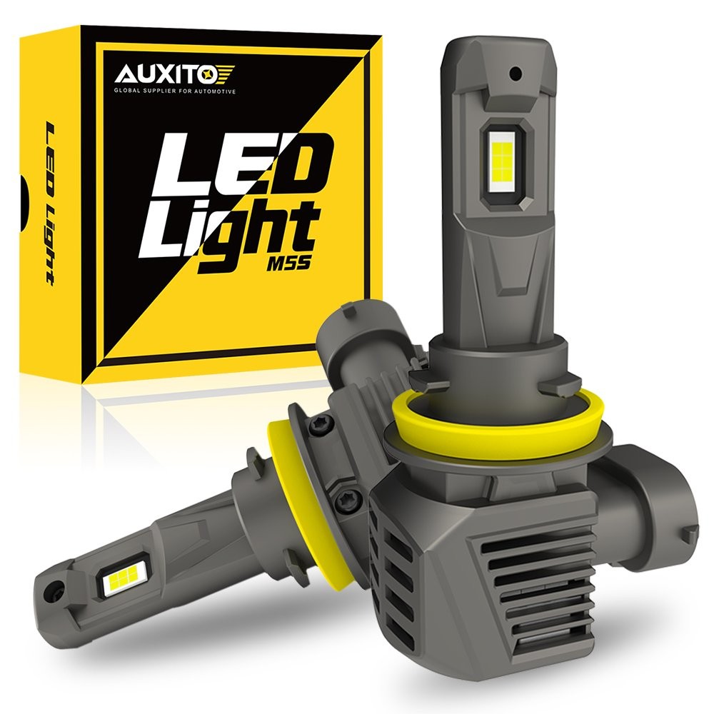 AUXITO H11 9005 LED Headlight Kit High Low Beam Bulbs Replace Halogen Plug&Play