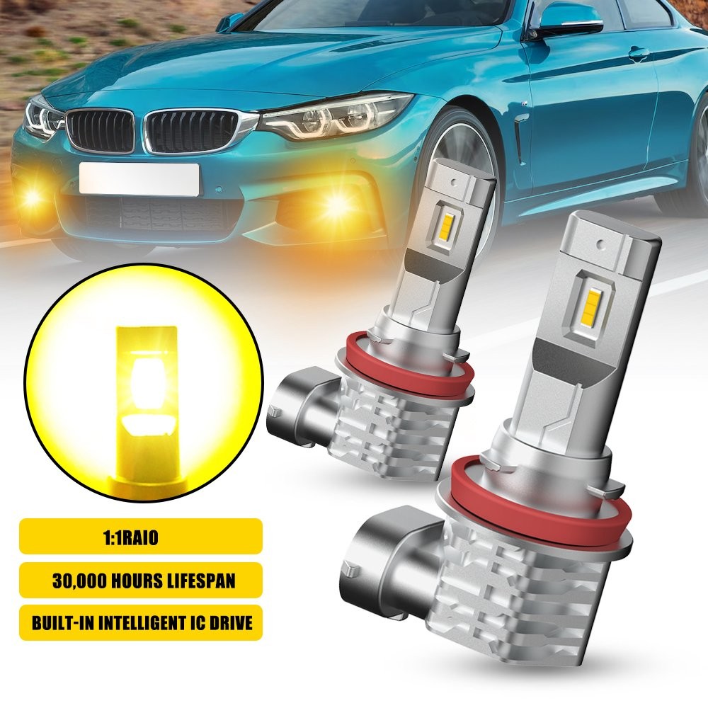 AUXITO White/Yellow H11 H8 H9 LED Fog Light Daytime running light Headlight New