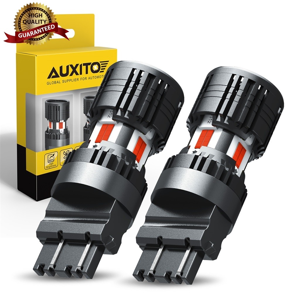 AUXITO 3157 3156 LED Turn Signal Brake Light Bulb Anti Hyper Flash Red CANBUS