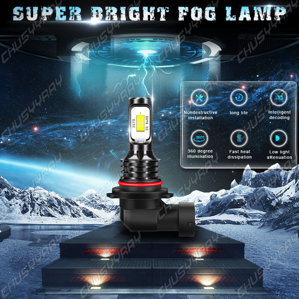 2 SUPER Brite LED headlight bulb for Honda ATV 34901-HN2-000 12v 45w upper light