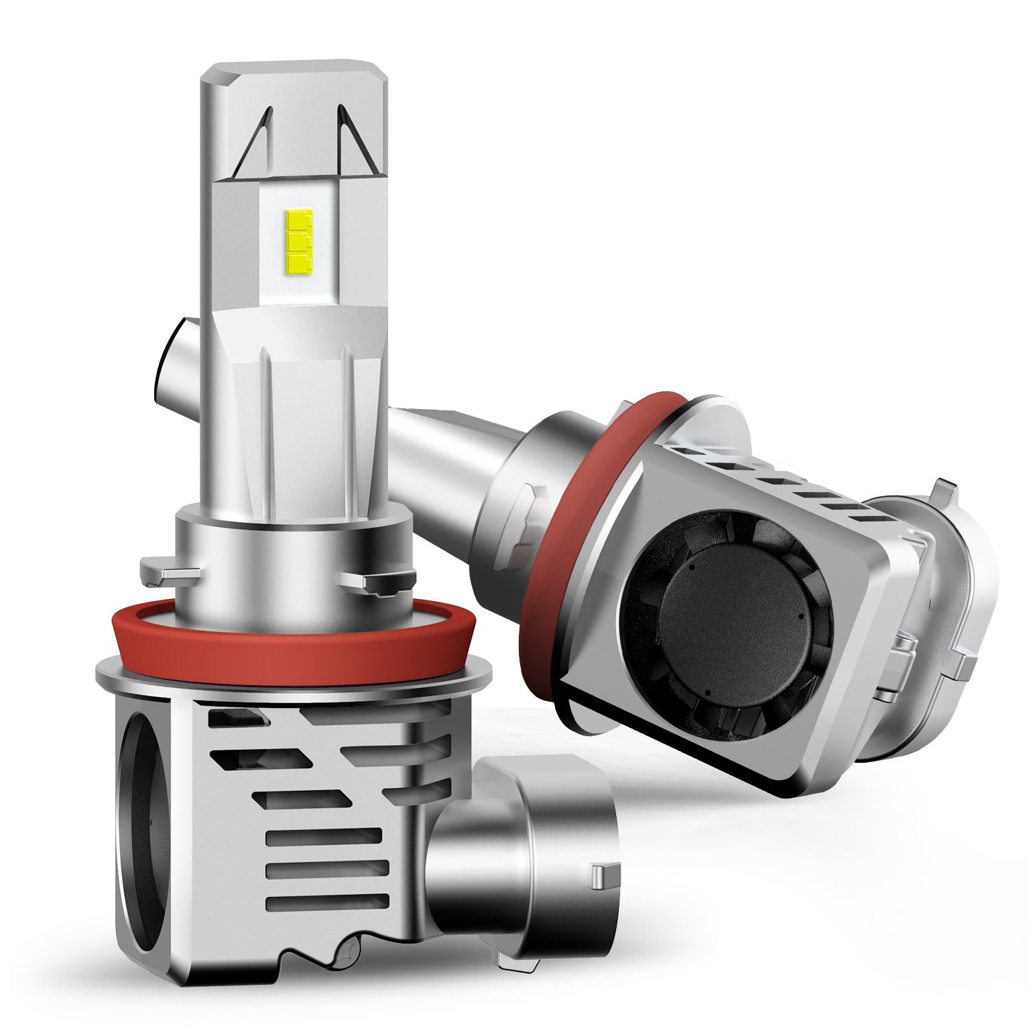 Auxito LED Headlight H11 Low Beam Bulb Canbus Kit 30000LM 6500K Ultra Bright 2PC
