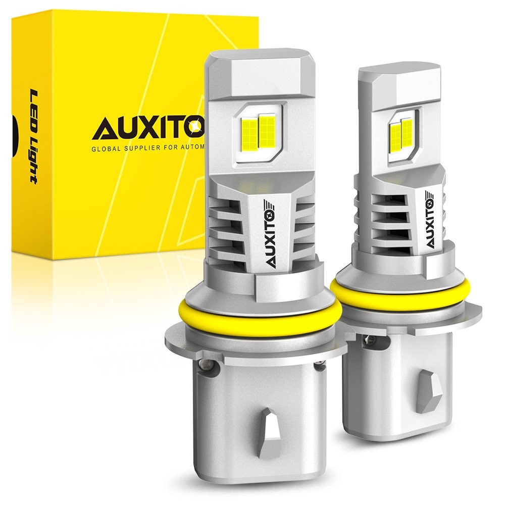2/4pcs AUXITO 9007 LED Headlight Bulbs 6500K White High Low Light Bulb 30000LM K