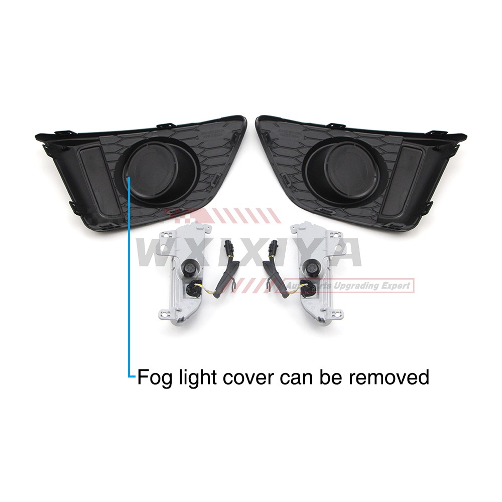 LED DRL for Honda Jazz Fit 2014-2017 Daytime Running Light Fog Turn Signal Lamp
