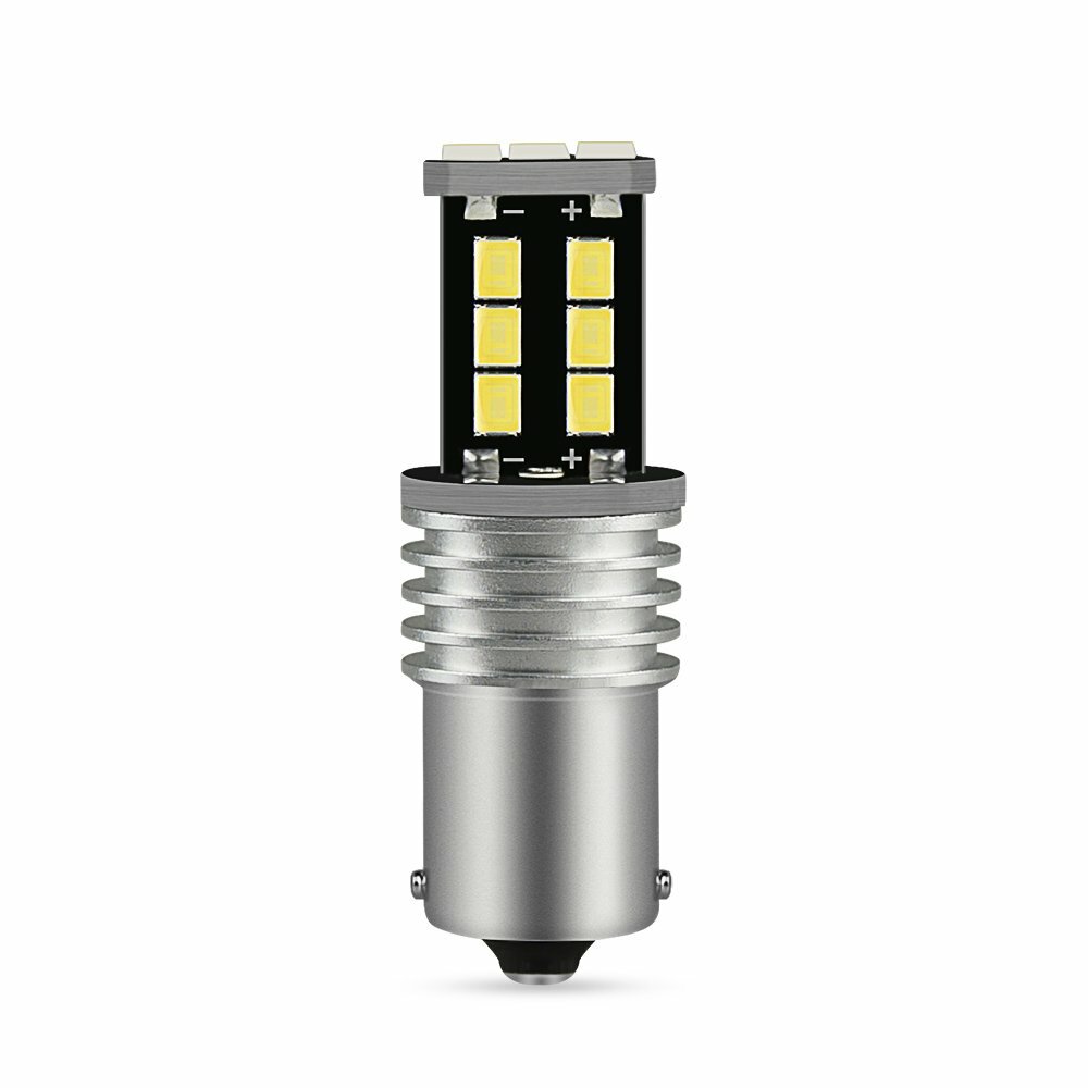 AUXITO 2x Error Free CANBUS 1156 White P21W LED Bulbs Backup Reverse Light Bulb