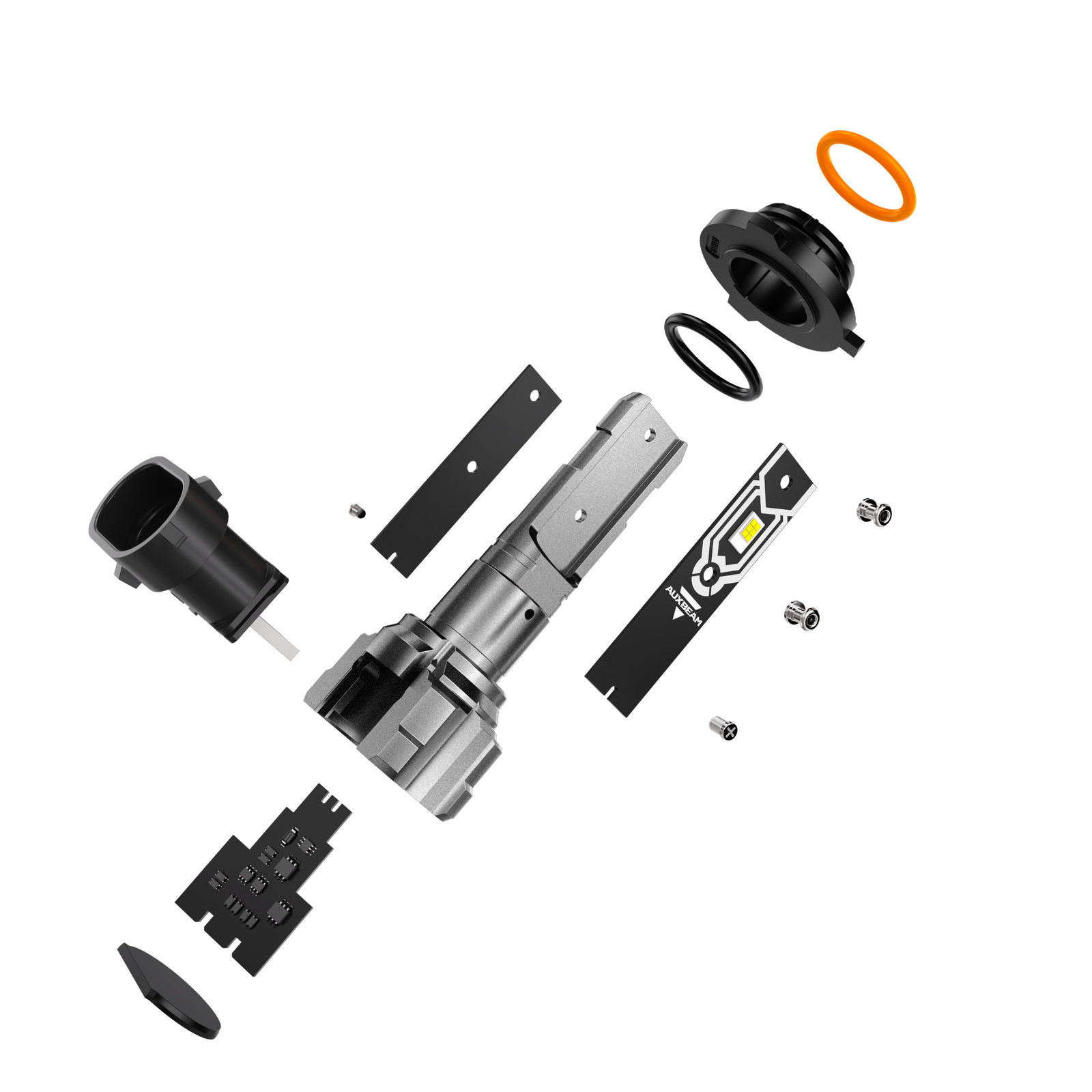 AUXBEAM 9005 HB3 LED Headlight Super Bright Bulb Kit White 90W 25000LM High Beam