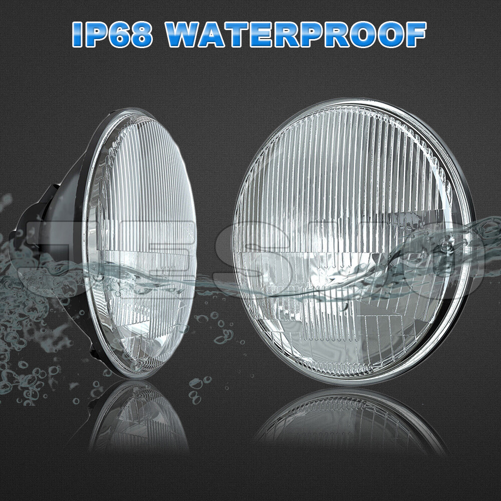 Round 5.75″ 5-3/4″ LED Hi/Lo Headlights for Ford Ranchero Gran Torino 1965-1976