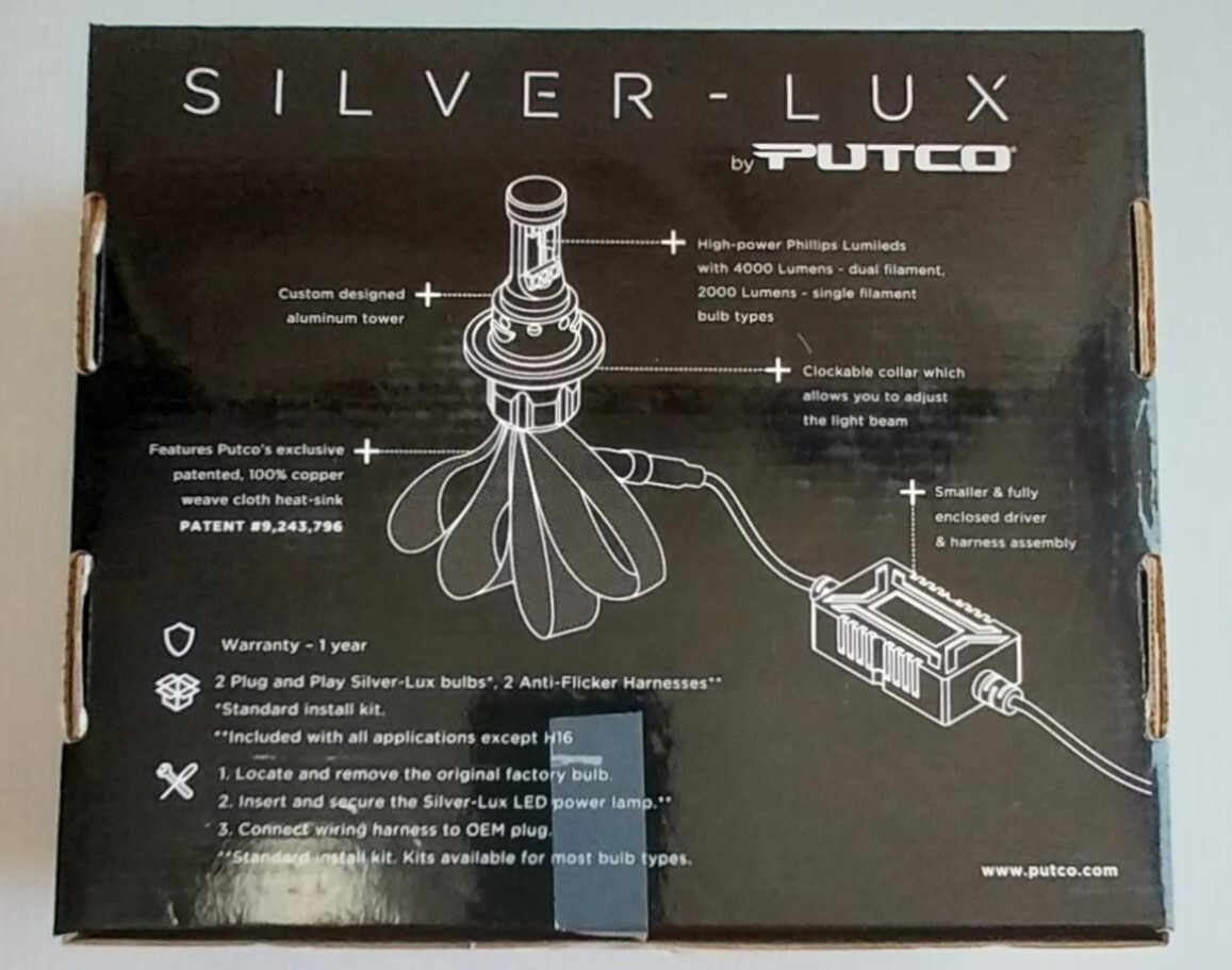 Putco Silver Lux High Powered LED Kit for ATV/UTV/Snowmobiles 289004 New in Box