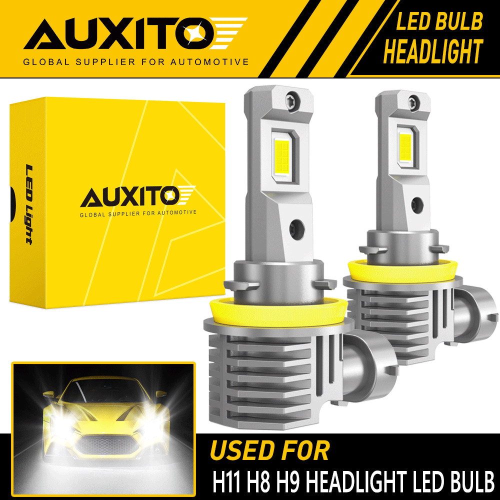 AUXITO H11 LED Headlight Super Bright Kit 6500K White 24000LM HIGH/LOW BEAM EOA