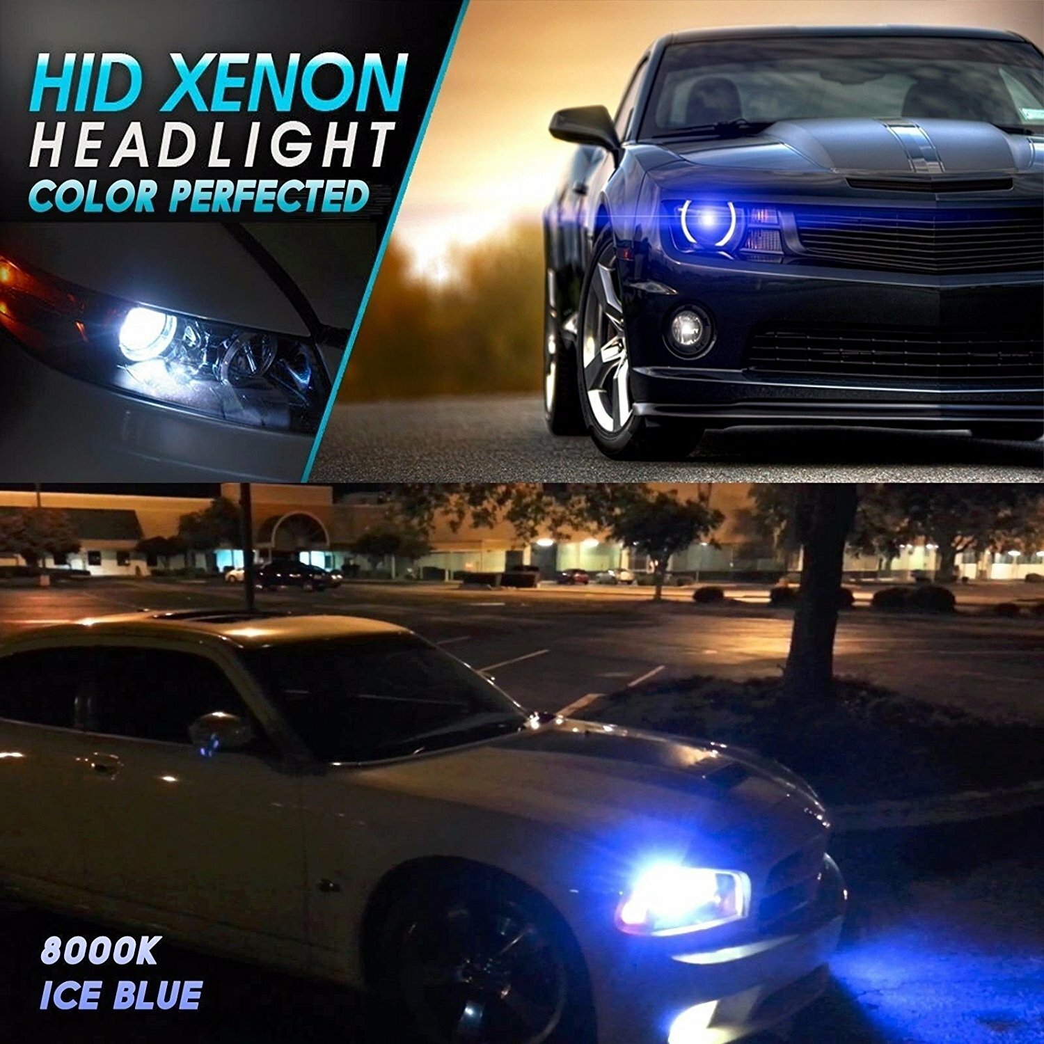HID Xenon Conversion KIT Headlight Hi/Low Fog Light For 1992-2024 Toyota 4Runner