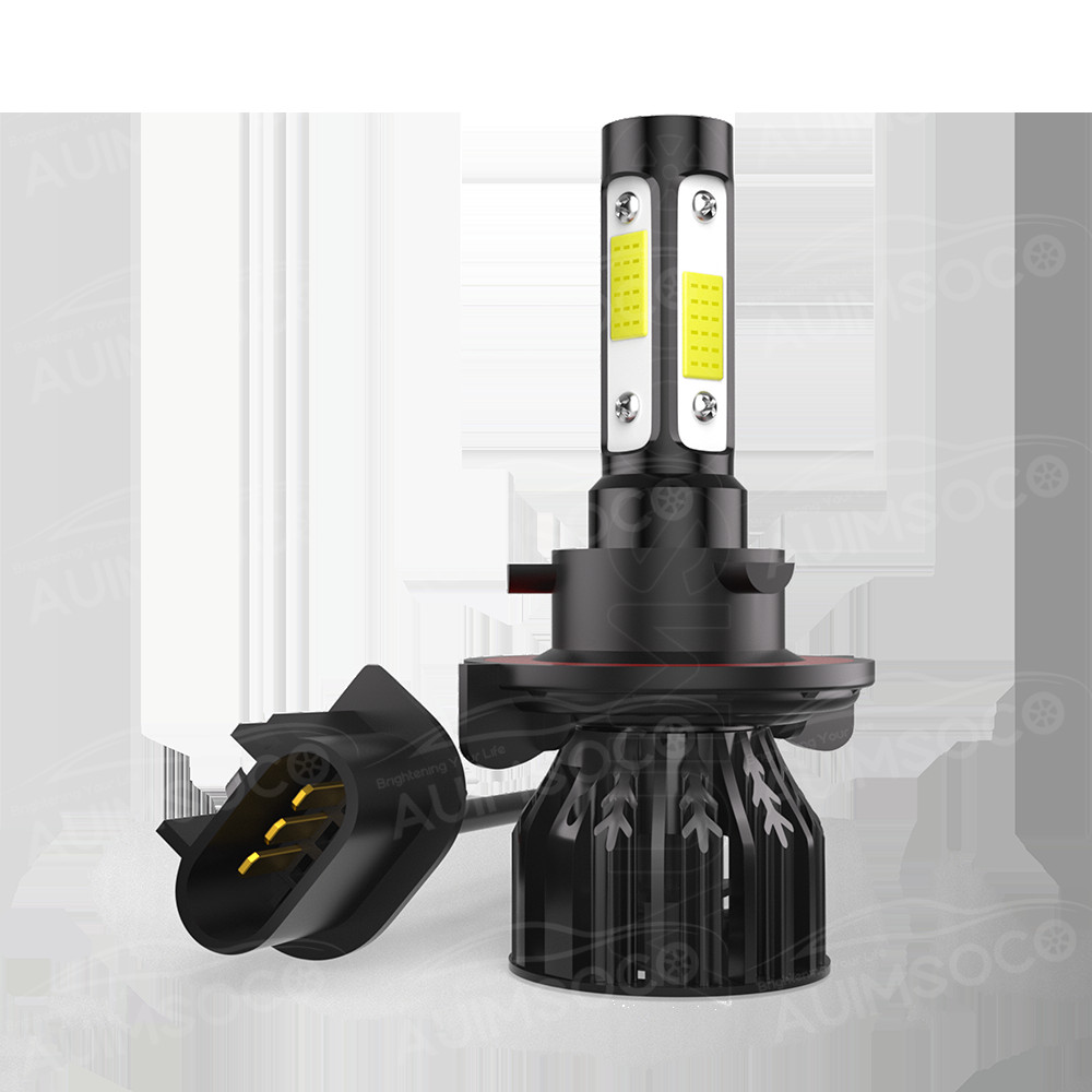 H13 9008 LED Headlight Kit COB 8000k 100000 Lumens White Hi/Lo Beam Bulbs A+++++