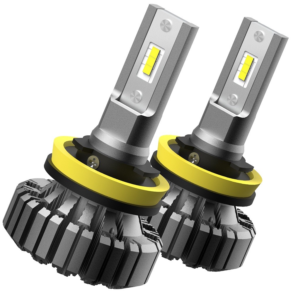 2X AUXITO H11/H8/H9 LED Headlight Bulb High Low Beam 6500K White Lamp Canbus B3
