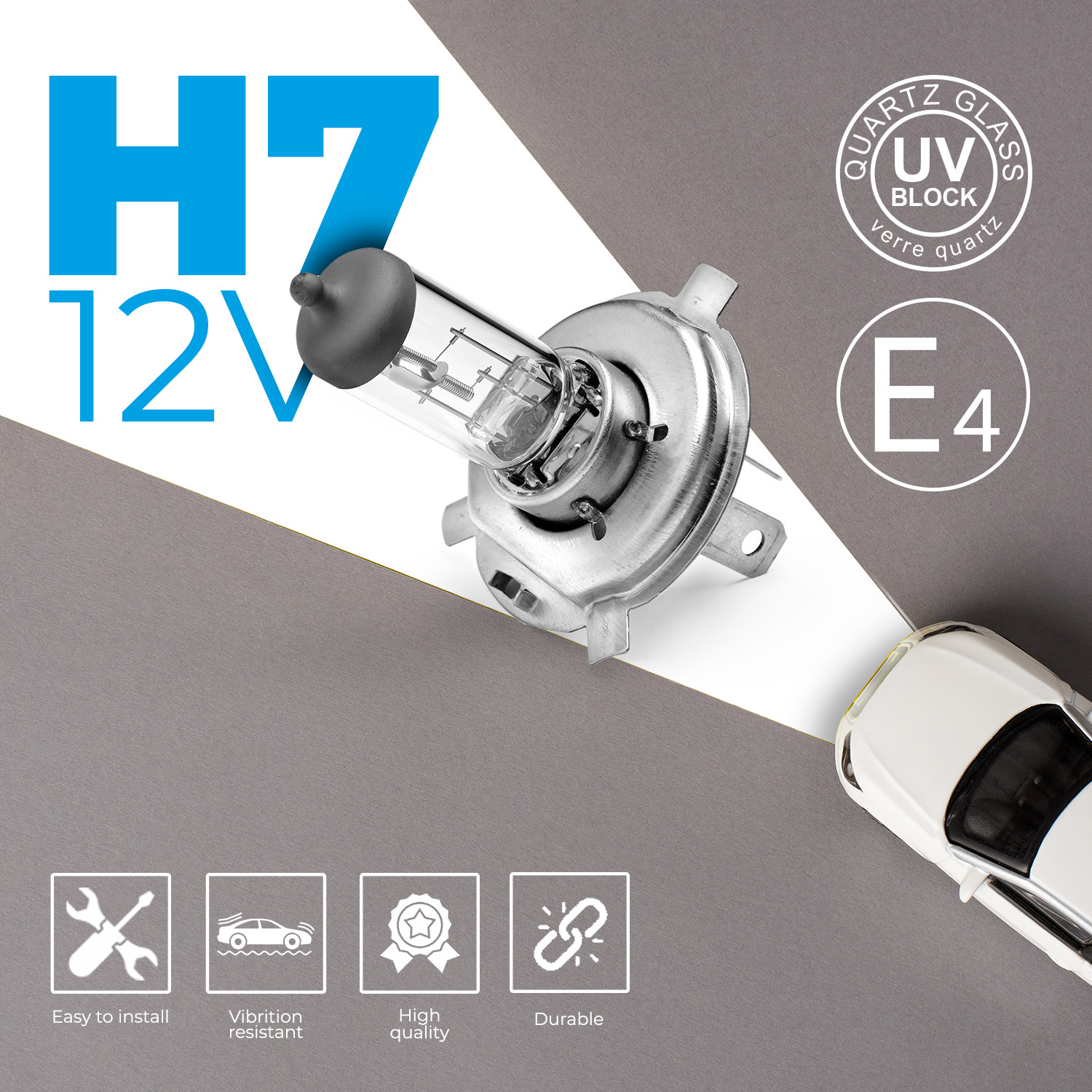 3 x H7 Bulbs (477/499) 12v 55W PX26d Car headlight Halogen Bulb BMW Z4
