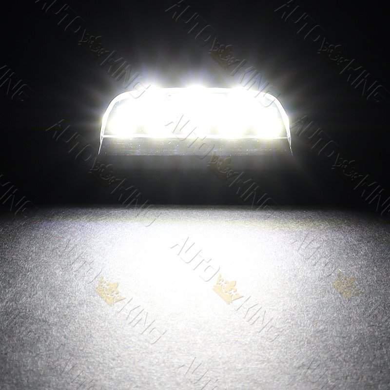 FIT CHEVROLET GMC 1500 2500 3500 WHITE LED 6000K LICENSE PLATE LIGHTS LAMP