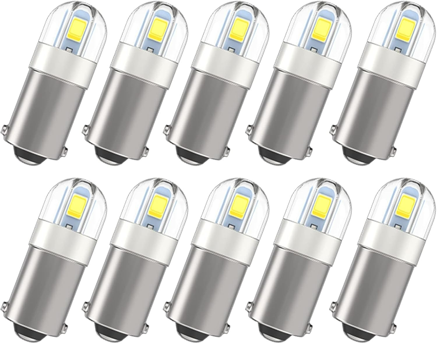 BA9S Led Car Bulb BA9 1895 1891 53 57 Led Car Bulb, 2SMD 3030Chips 6000K Whit…