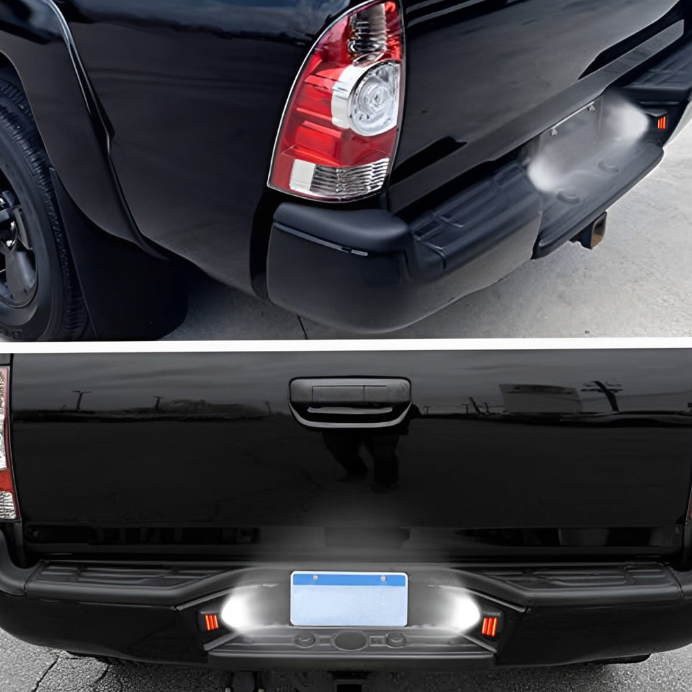 2Pcs LED License Plate Light RED LED Tube for Toyota Tacoma Tundra 2005-2015
