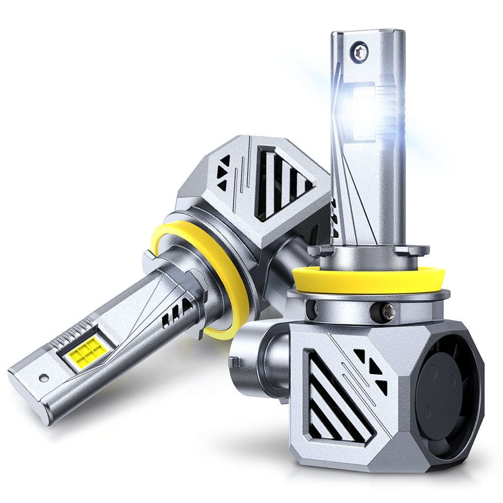 AUXITO H11 H8 LED Headlight Bulb Low Beam 60W 6000LM Super Bright A1Ultra Series