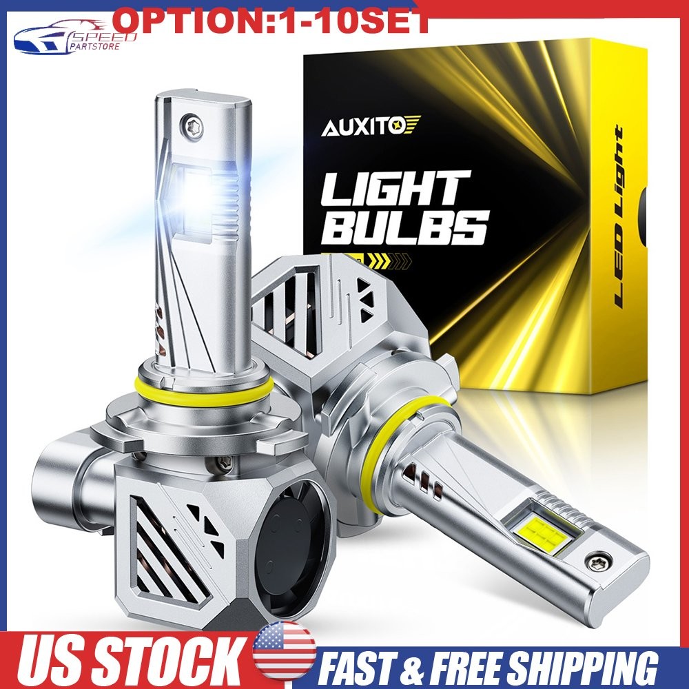 9006 HB4 LED Low Beam Headlight Bulb 10000LM Super Bright White 6500K Light2-20X