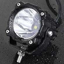 Pair 2.6Inch Led Driving Light Pods Spot Beam Off Road ATV Truck Deep Reflector