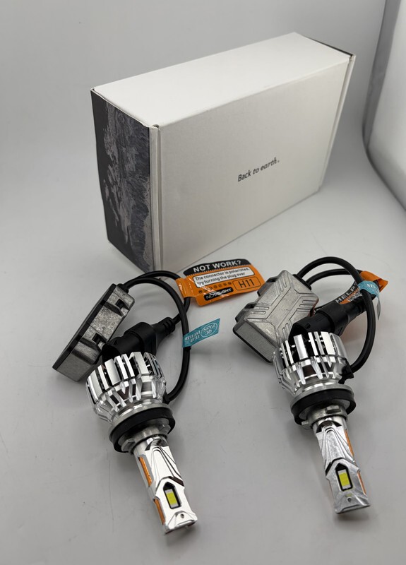 QTY 2 NOVSIGHT H8/H9/H11 LED HEADLIGHT BULBS HIGH LOW BEAM 6500K 32000LM 140W