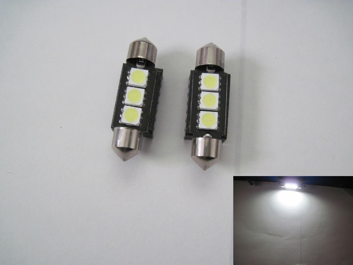 2 pcs canbus error free 6418 37mm 5050 smd led with heatsink Fit BMW