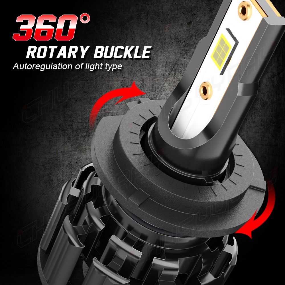 Super Bright White H7 H7 H11 CSP LED Headlight High Low Beam Fog Light Bulbs Kit