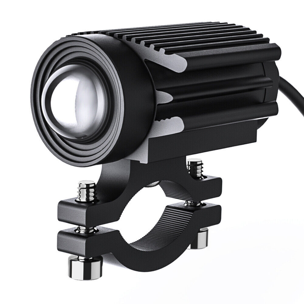 2x Black Aviation Aluminum Alloy Waterproof Motorcycle LED Spotlights 60W
