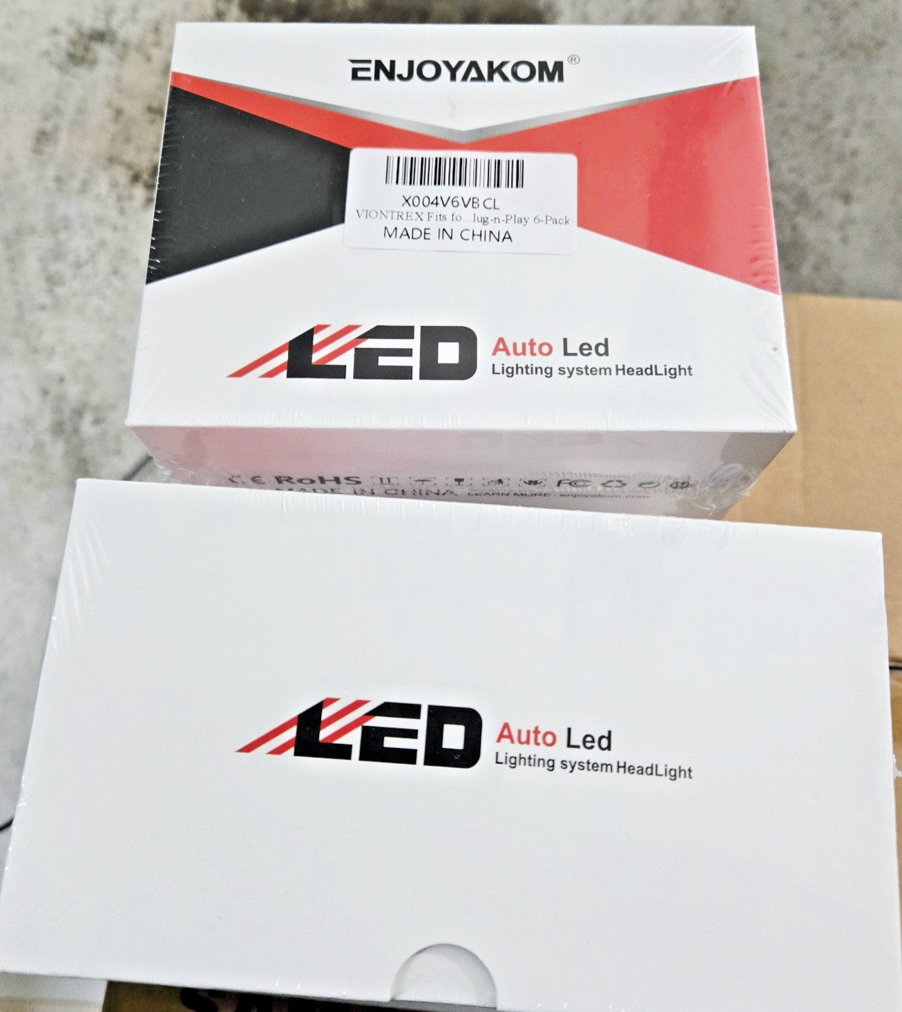 ENJOYAKOM LED Headlight Bulbs H8 H9 H11 9005 HB3 H10 Plug & Play – Brand New Sea