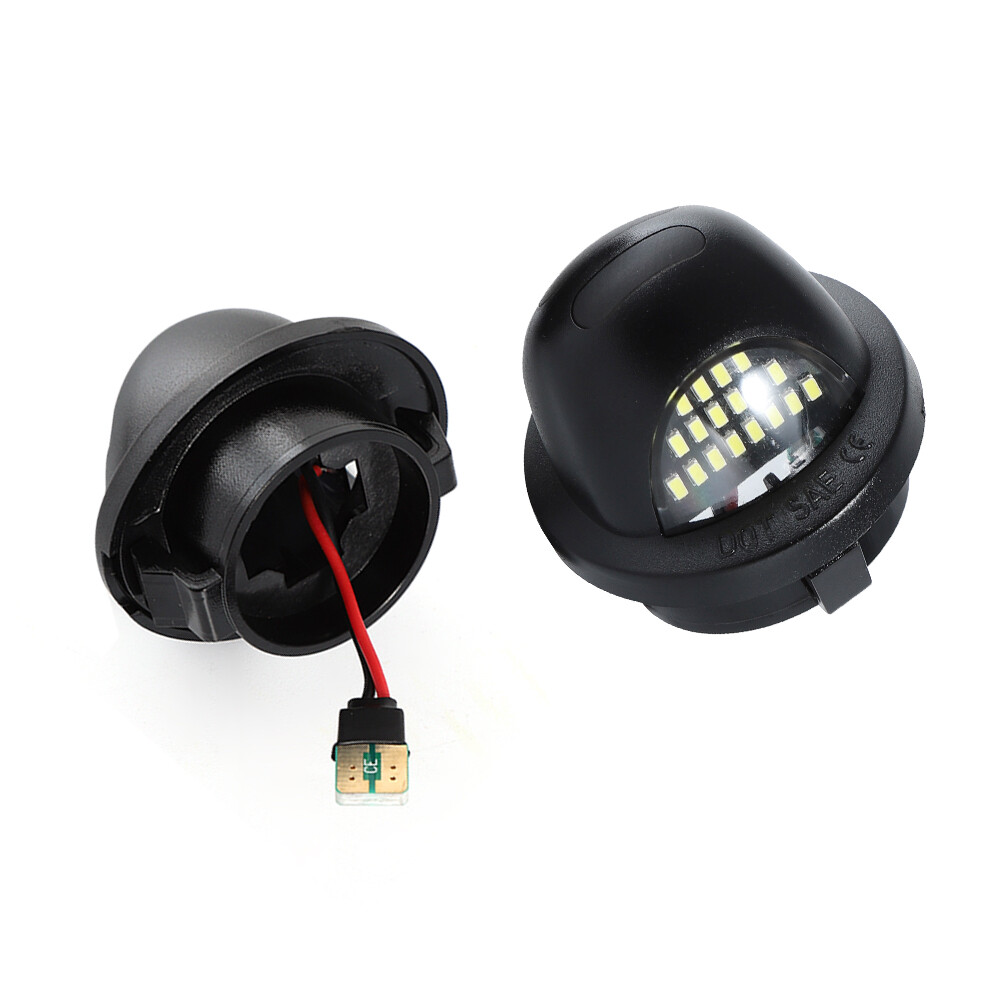 2x LED License Plate Light Tag Lamp Assembly Replacement for Ford F150 F250 F350