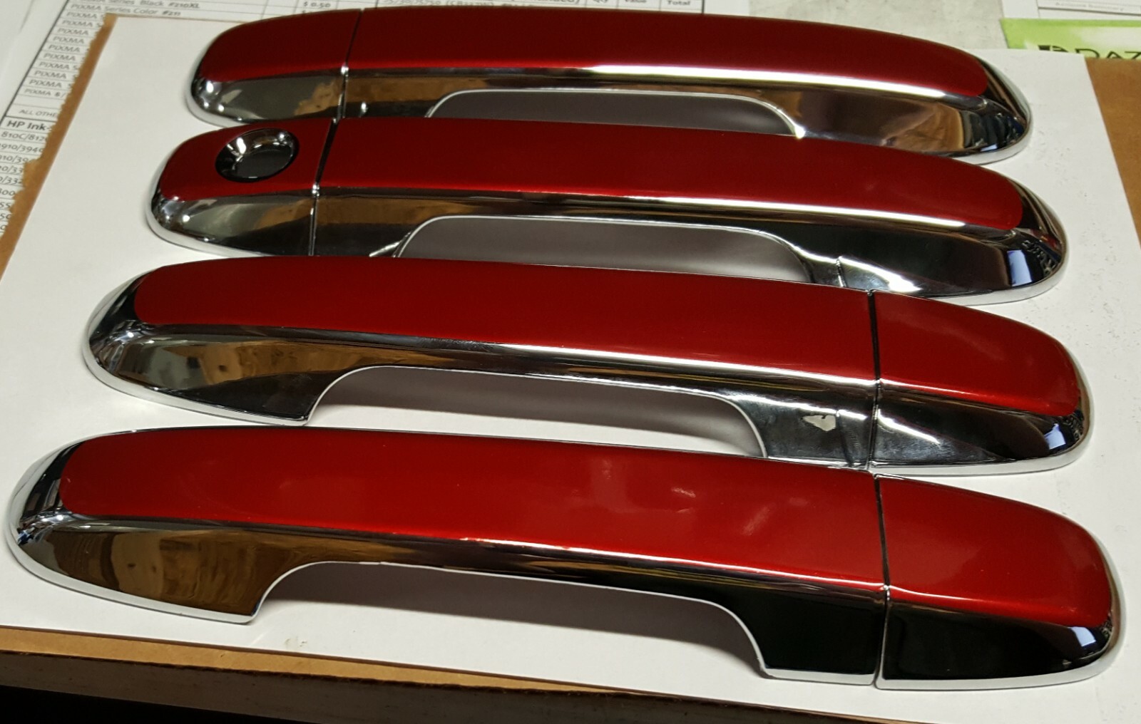 Black or Chrome Door Handle Overlays FITS Subaru Ascent 2019-2022 YOU PICK CLR