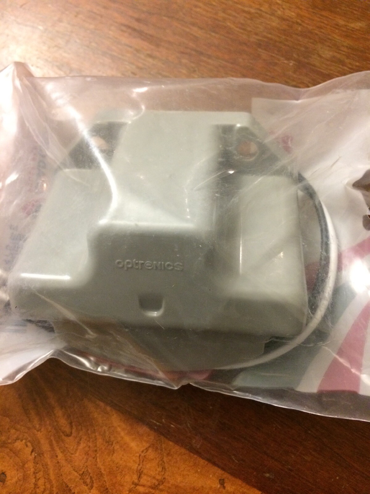 QTY 2 LPL26K: LICENSE/UTILITY LIGHT; GRAY HOUSING; .180 MALE BULLET CONNECTIONS