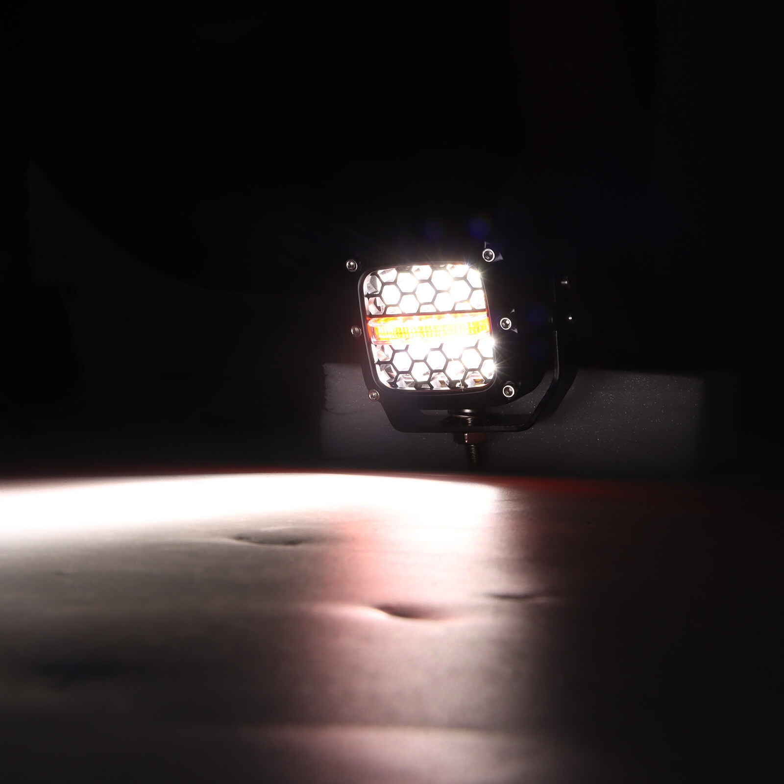 3″ White LED Cube Pod Work Light Fog Spot for UTV ATV Jeep Truck Offroad Driving