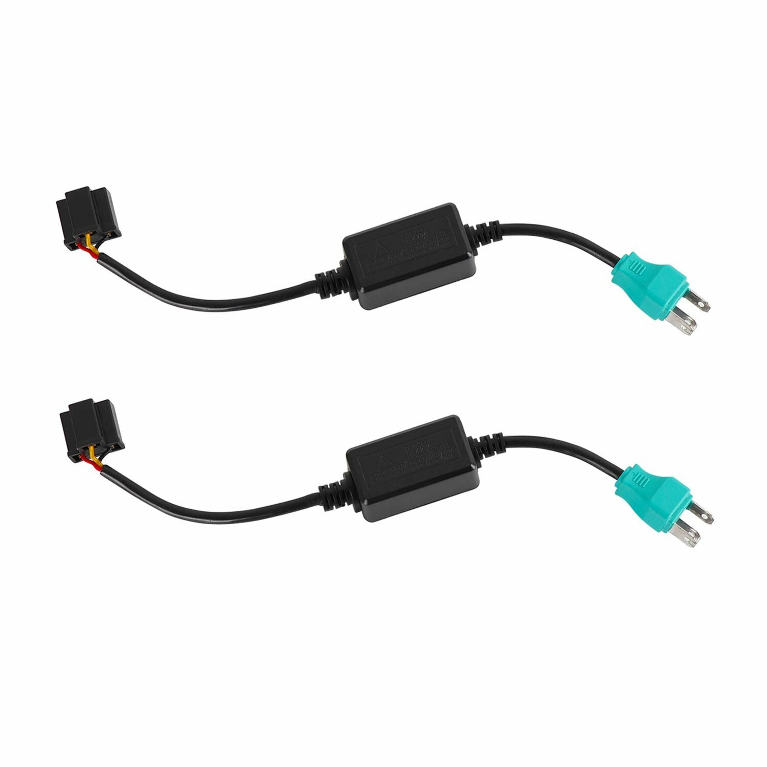 Pair H4 9003 LED Headlight Decoder Canbus Load Error Free Anti Flicker Resistor