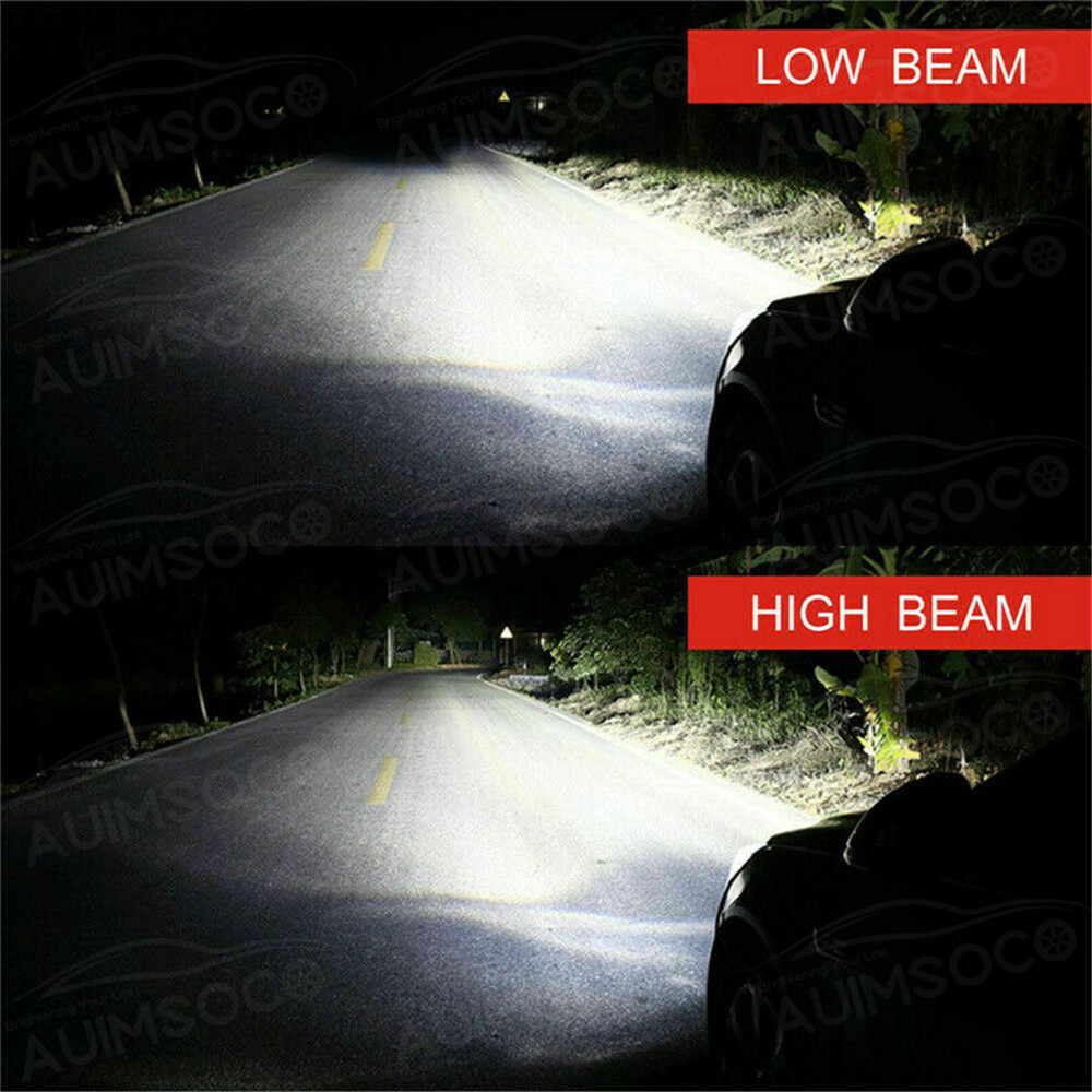 For Subaru Legacy 2000-2004 9007+H3 LED Headlight Hi/Low +Fog Light Bulbs 6000K