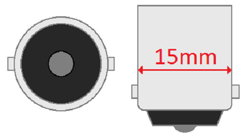 Bulb 48 Volt, 25 Watt, BA15s base, S8 48V 25W