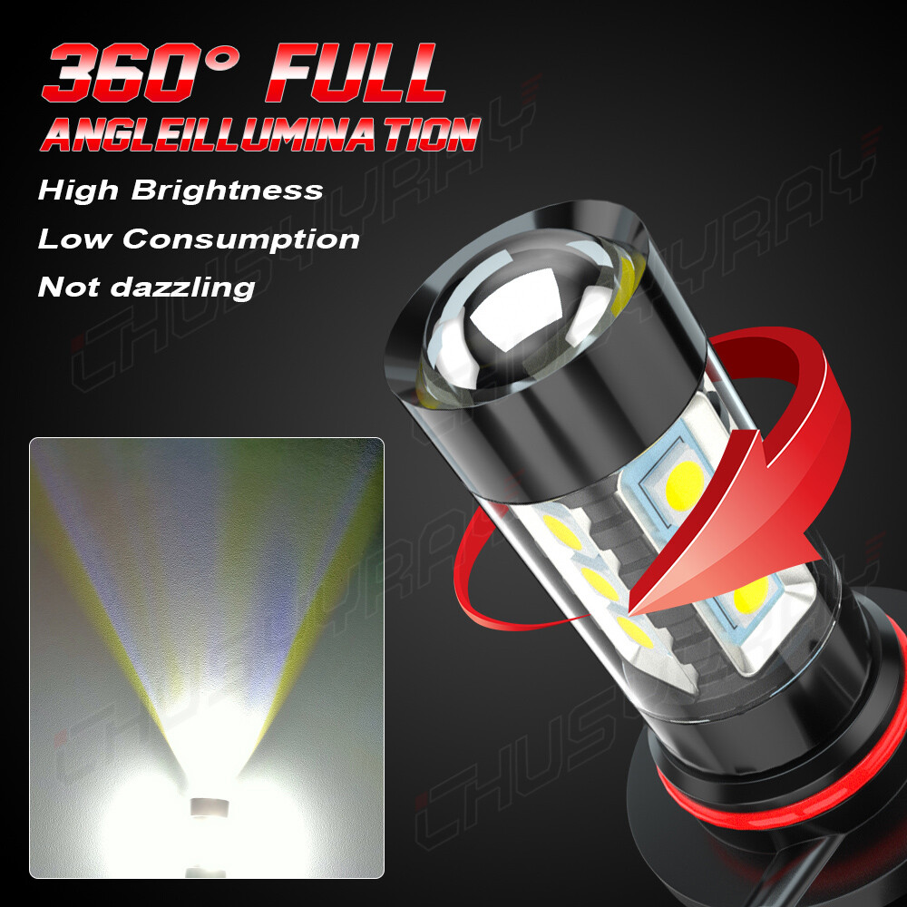 For Ford F150 2004-2014 LED Headlight High Low Beam Fog Light Bulbs Combo Kit
